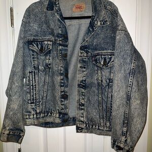 Vintage 1980s acid wash Levi’s Jean jacket.